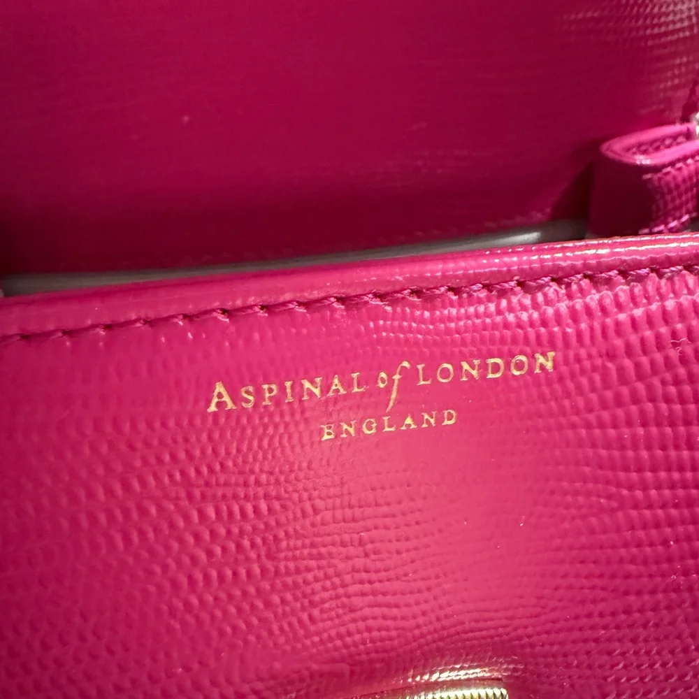 Fuchsia Box Handbag with Chain Strap